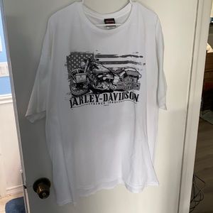 Harley T-shirt white 2X